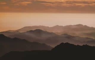 Life in limbo - dark clouds and mountains